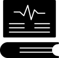 Edu Pulse Glyph Icon vector