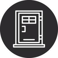 Door Inverted Icon vector