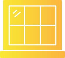 Window Solid Multi Gradient Icon vector