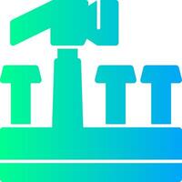 Tool Kit Solid Multi Gradient Icon vector