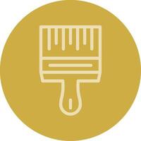 Paintbrush Line Multi color Icon vector