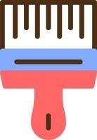 Paintbrush Color Filled Icon vector