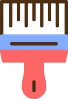 Paintbrush Color Filled Icon vector