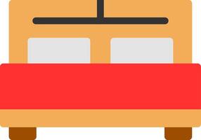 Bed Flat Icon vector