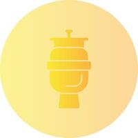 Toilet Gradient Circle Icon vector