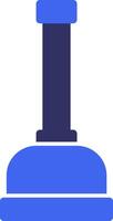 Plunger Solid Two Color Icon vector