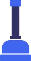 Plunger Solid Two Color Icon vector