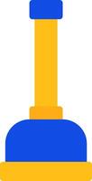 Plunger Flat Two Color Icon vector