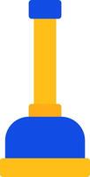 Plunger Flat Two Color Icon vector