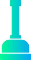 Plunger Solid Multi Gradient Icon vector