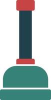 Plunger Glyph Two Color Icon vector