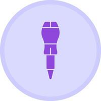 Screwdriver Multicolor Circle Icon vector