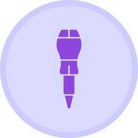 Screwdriver Multicolor Circle Icon vector