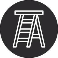 Ladder Inverted Icon vector