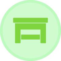 Step Stool Multicolor Circle Icon vector