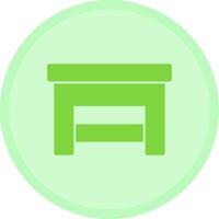 Step Stool Multicolor Circle Icon vector