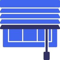 Blinds Solid Two Color Icon vector