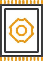 Carpet Line Circle Icon vector