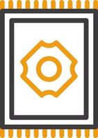 Carpet Line Circle Icon vector