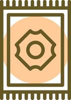 Carpet Linear Circle Icon vector