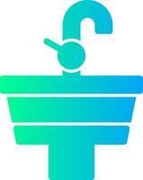 Sink Solid Multi Gradient Icon vector