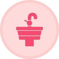 Sink Multicolor Circle Icon vector