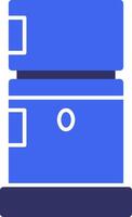 Refrigerator Solid Two Color Icon vector