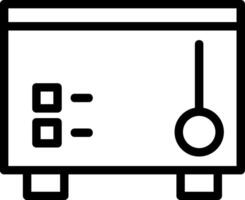 Toaster Line Icon vector