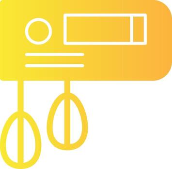 Mixer Solid Multi Gradient Icon vector
