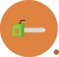 Hedge Trimmer Flat Shadow Icon vector