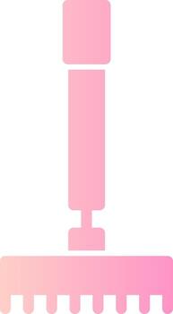 Rake Solid Multi Gradient Icon vector