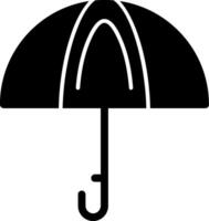 Umbrella Glyph Icon vector