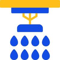 Sprinkler Flat Two Color Icon vector