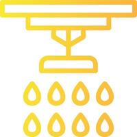 Sprinkler Linear Gradient Icon vector