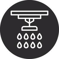 Sprinkler Inverted Icon vector