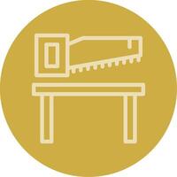 Workbench Line Multi color Icon vector