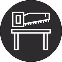 Workbench Inverted Icon vector