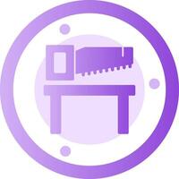 Workbench Glyph Gradient Icon vector
