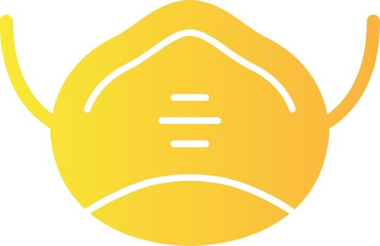 polvo máscara sólido multi degradado icono vector