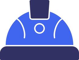 Hard Hat Solid Two Color Icon vector