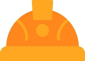 Hard Hat Flat Icon vector