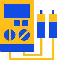 Voltage Tester Flat Two Color Icon vector