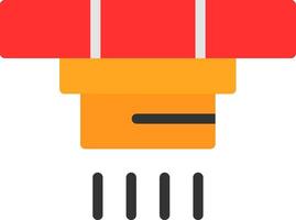 Smoke Detector Flat Icon vector