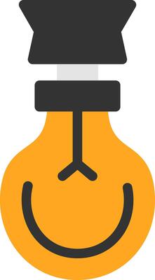Light Bulb Flat Icon