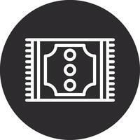 Doormat Inverted Icon vector