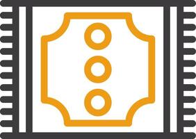 Doormat Line Circle Icon vector