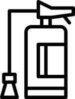 Fire Extinguisher Line Icon vector