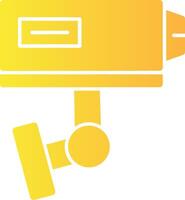 Security Camera Solid Multi Gradient Icon vector