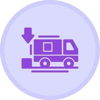 Unloading zone Multicolor Circle Icon vector