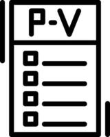 Parking violation Line Icon vector